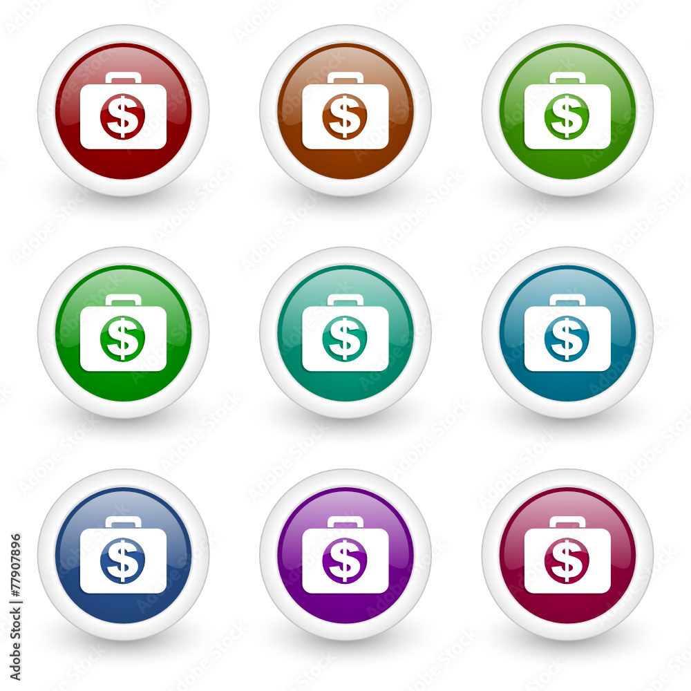money web icons vector set money web icons vector set