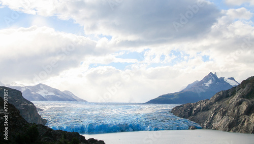 Glacier in Torres del Paine National Park in Patagonia, Chile © jorisvo