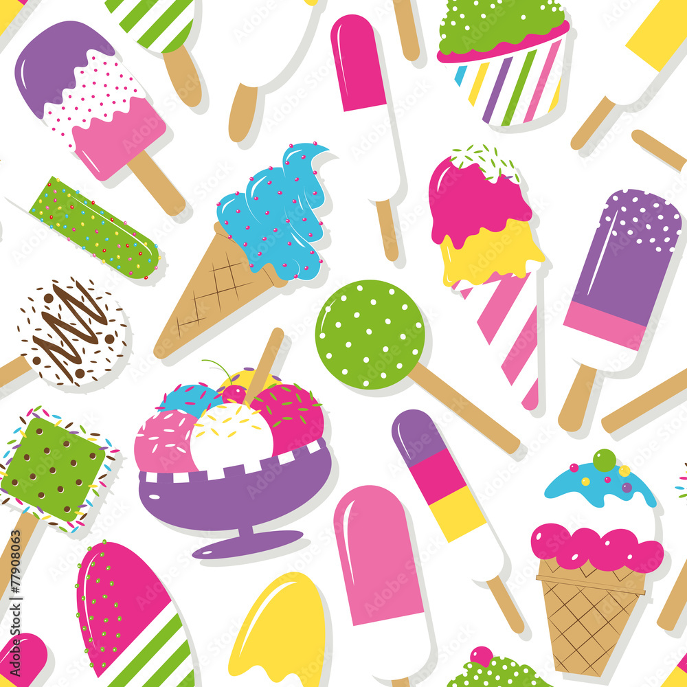 ice cream collection pattern