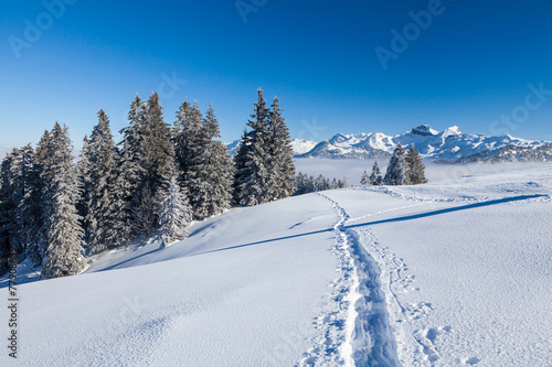 Ski resort Ibergeregg, Switzerland © oscity