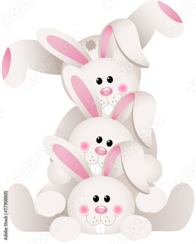 Stack of bunnies