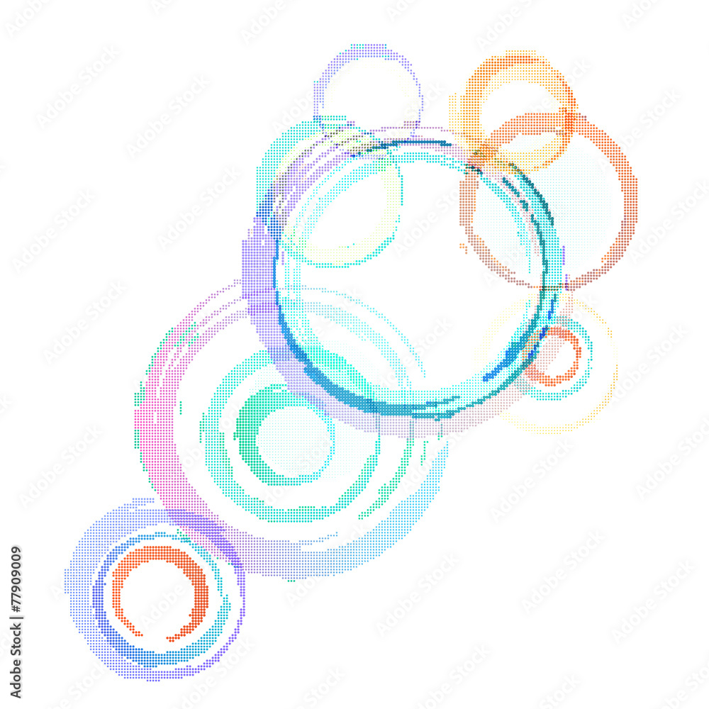 Abstract colorful background with grunge circles. Abstract colorful background with grunge circles.
