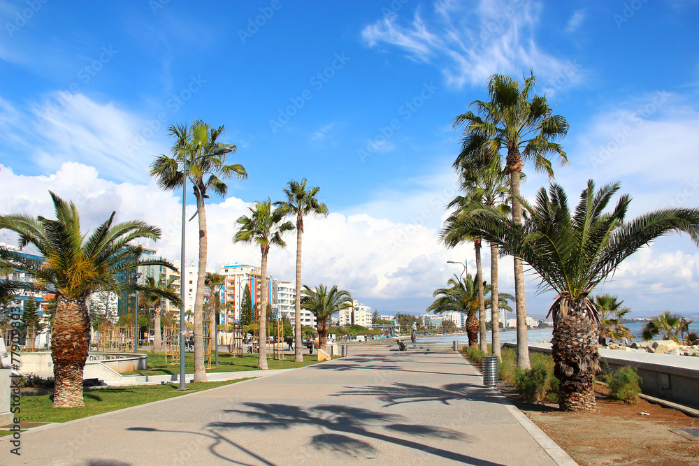 Molos Promenade in Limassol, Cyprus