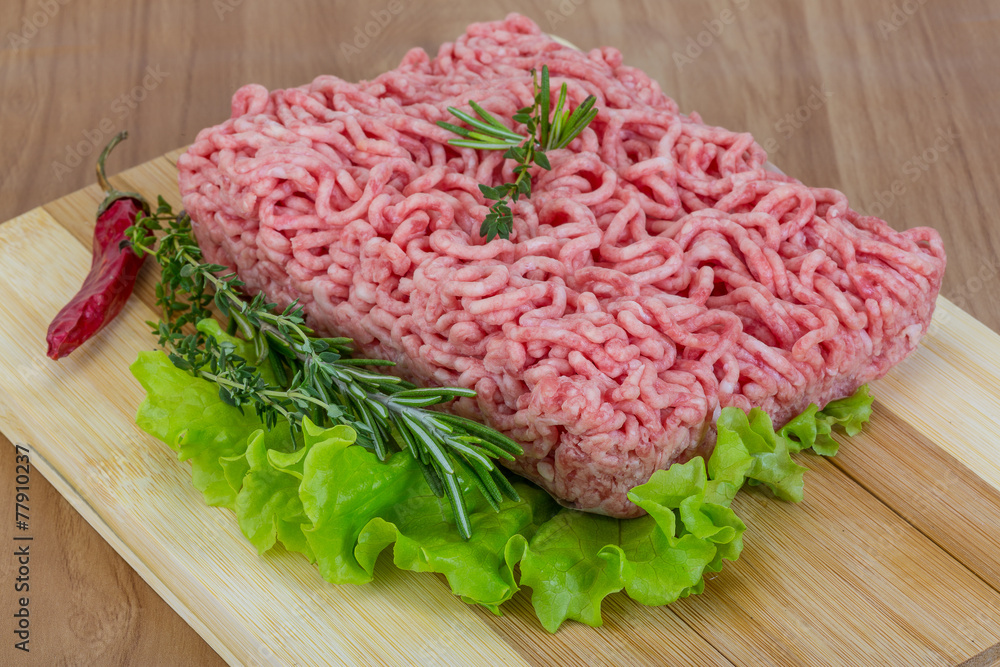 Raw minced meat Raw minced meat