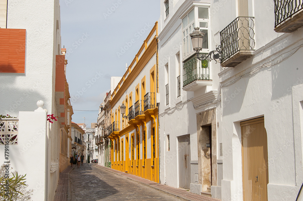 Spanish typical town