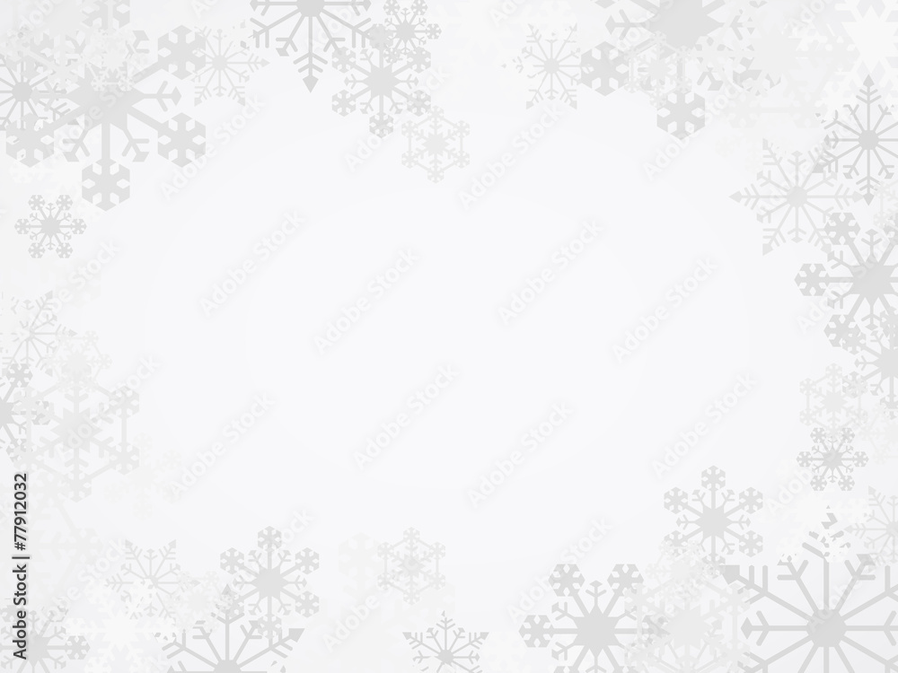 Vector Winter Snowflake Background Vector Winter Snowflake Background
