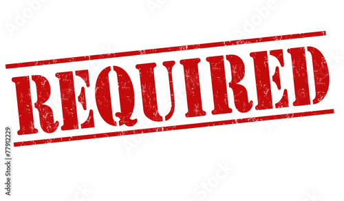 Required stamp
