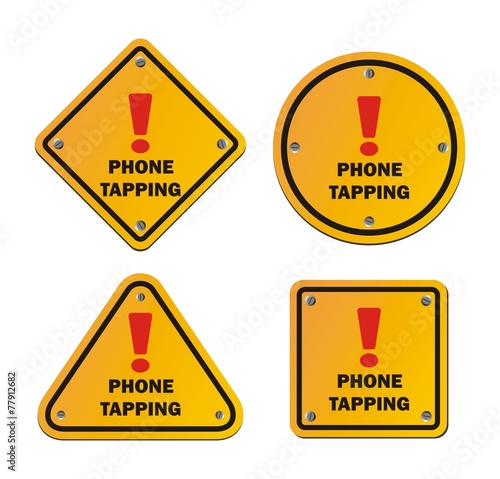 phone tapping - warning signs