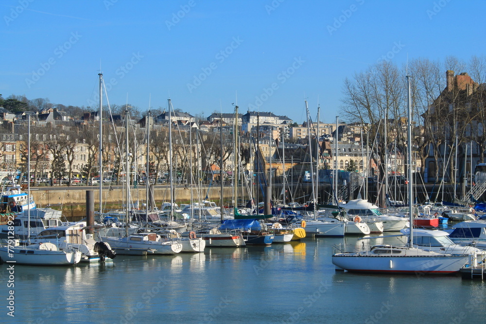 Port de plaisance de Deauville, France