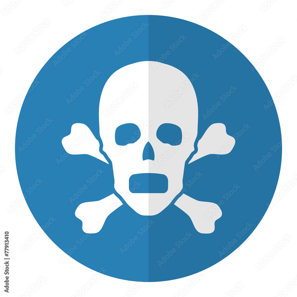 Fototapeta premium Skull icon.