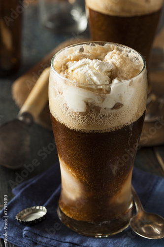 Frozen Dark Stout Beer Float