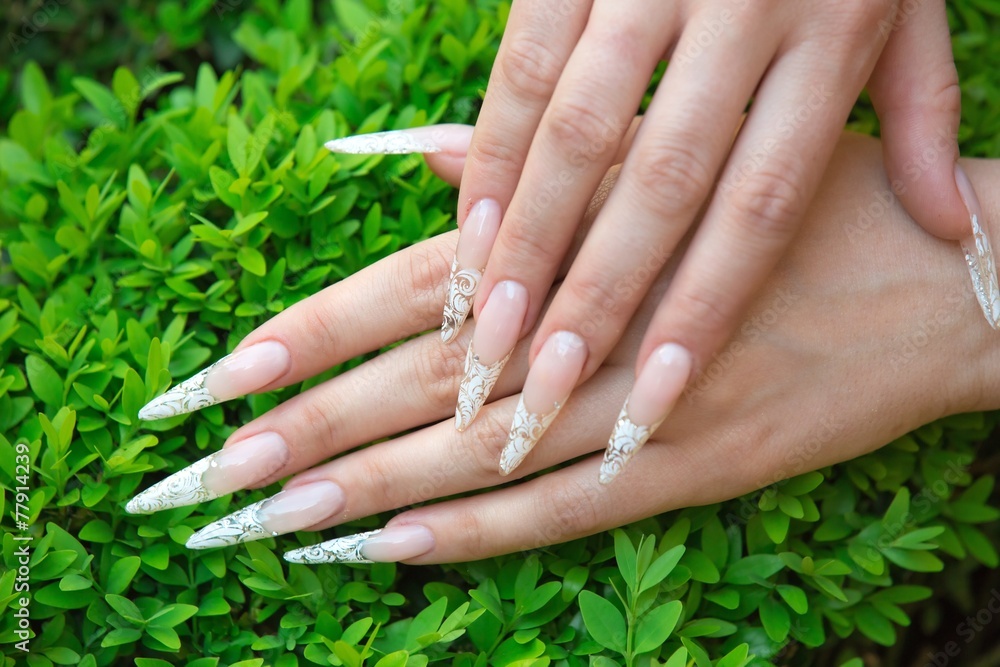 Fototapeta premium nail extension