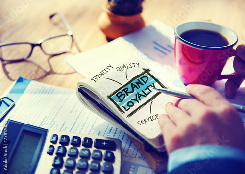 Brand Loyalty Marketing Branding Office Working Concept