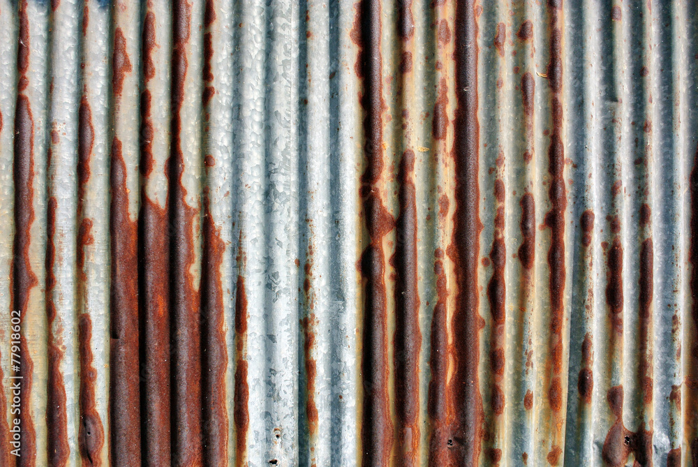 Rusted galvanized iron plate Rusted galvanized iron plate