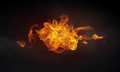 Fire flames