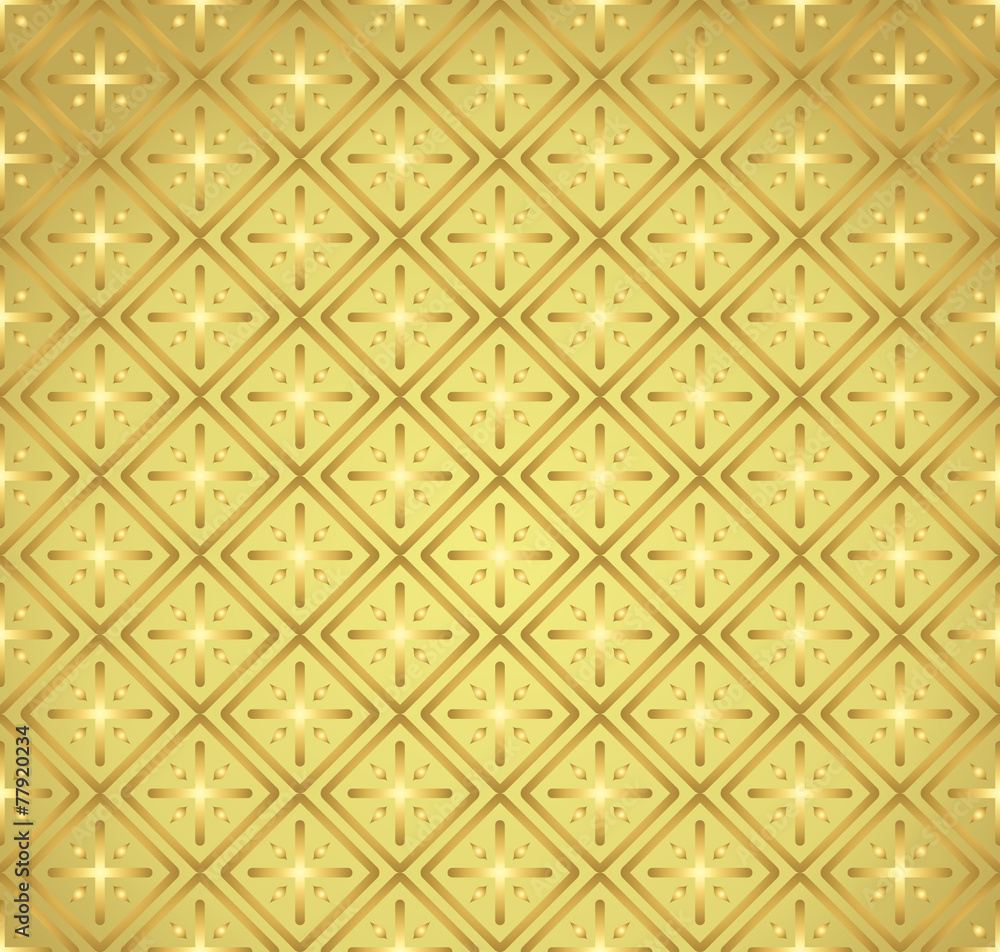 Gold Plus Sign and Rectangle Seamless Pattern on Pastel Backgrou Gold Plus Sign and Rectangle Seamless Pattern on Pastel Backgrou
