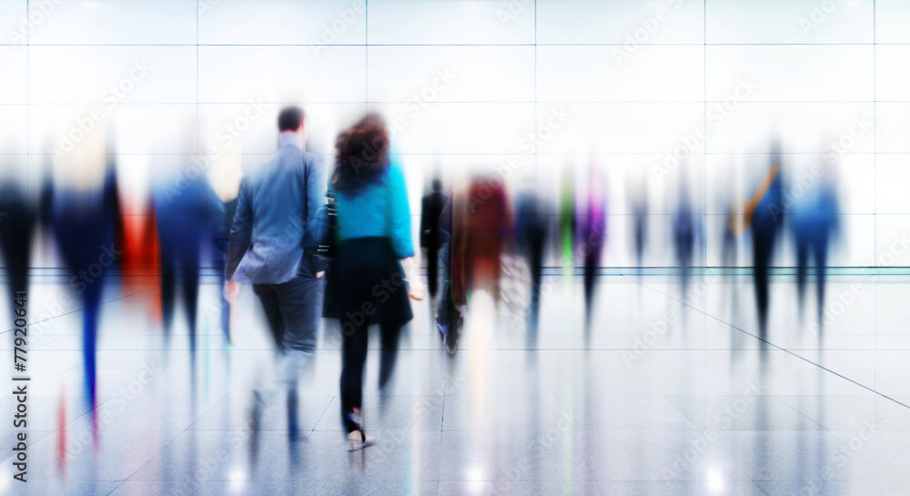 Business People Rush Hour Walking Commuting City Concept Business People Rush Hour Walking Commuting City Concept