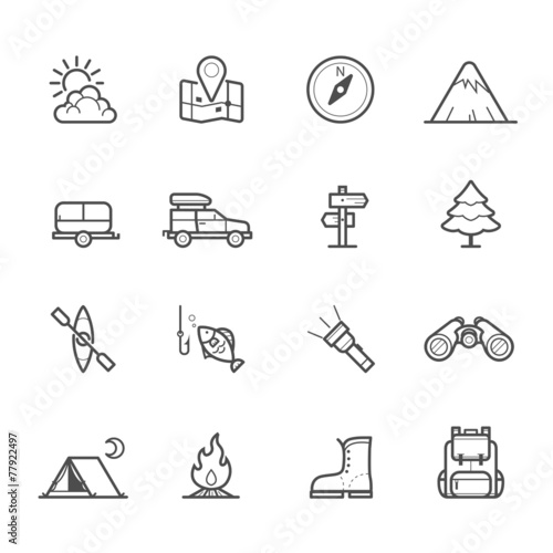 Camping Icons