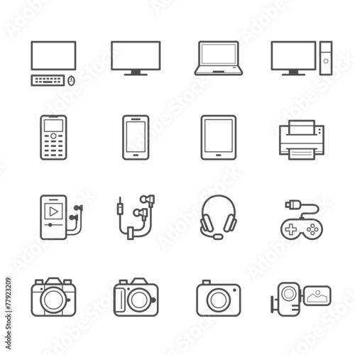 Electronic Devices Icons