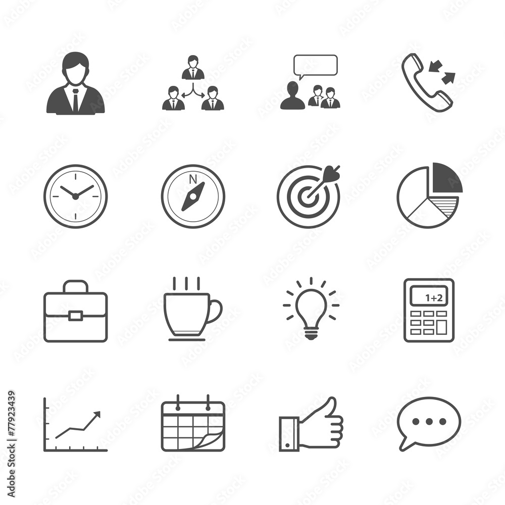 Business and Finance Icons Business and Finance Icons