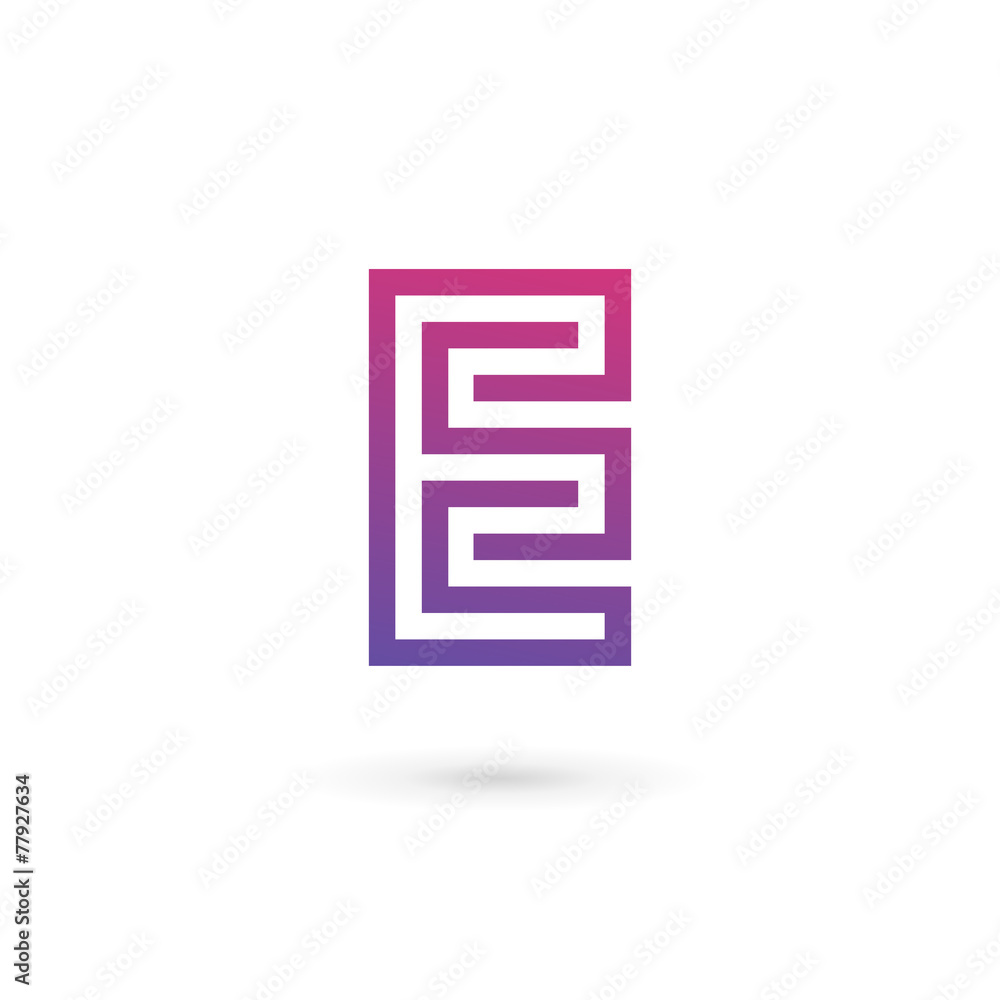 Letter E logo icon design template elements Letter E logo icon design template elements