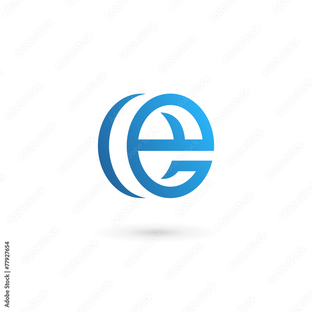 Letter E logo icon design template elements Letter E logo icon design template elements