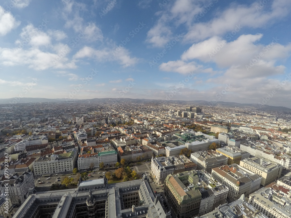 Fototapeta premium Vienna from above
