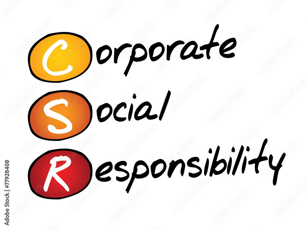 Corporate Social Responsibility (CSR), business concept Corporate Social Responsibility (CSR), business concept