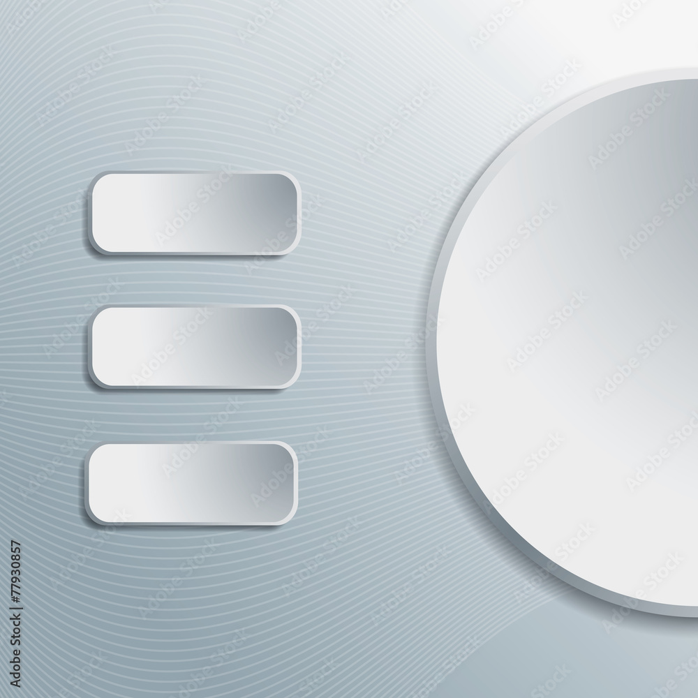 Fond gris avec rectangle et rond Fond gris avec rectangle et rond