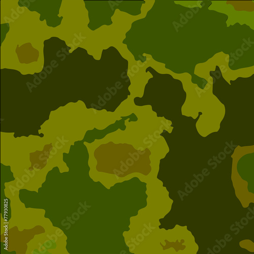 Stylized vector camouflage pattern