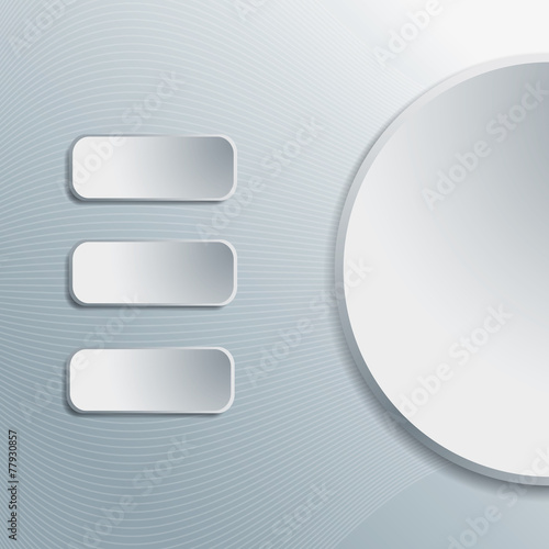 Fond gris avec rectangle et rond