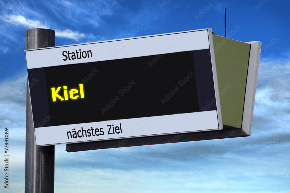 Anzeigetafel 6 - Kiel