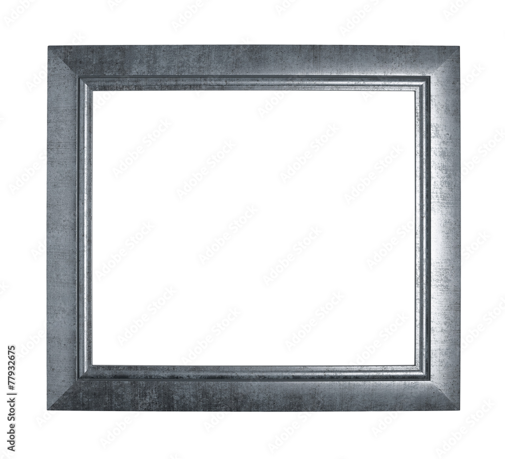 Empty copyspace wooden picture frame isolated Empty copyspace wooden picture frame isolated