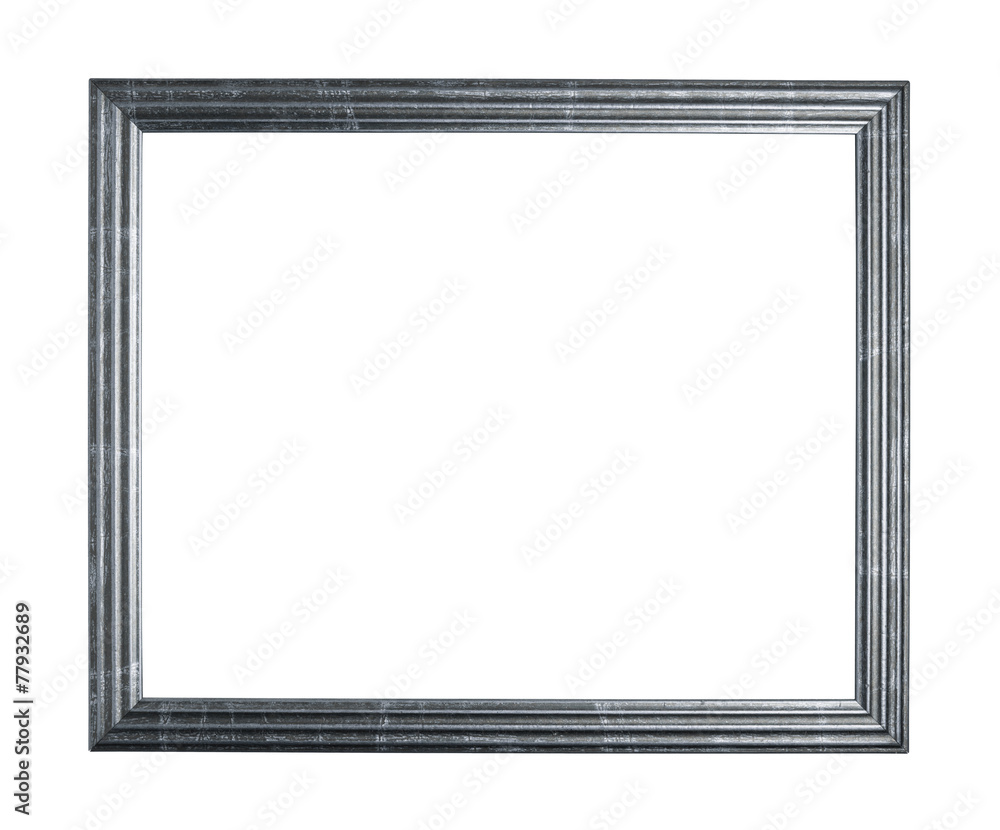 Empty copyspace wooden picture frame isolated Empty copyspace wooden picture frame isolated