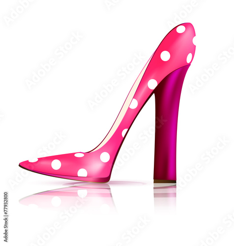 pink shoe