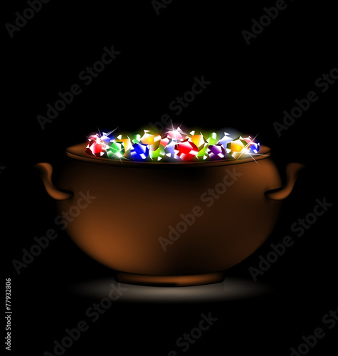pot of gems