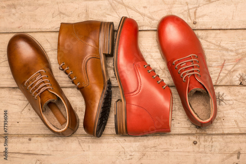 Men Brown and red Shoes