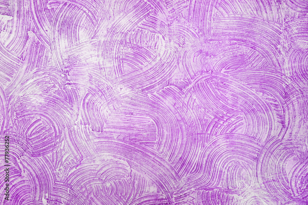 Decorative purple plaster texture on the wall - background Decorative purple plaster texture on the wall - background