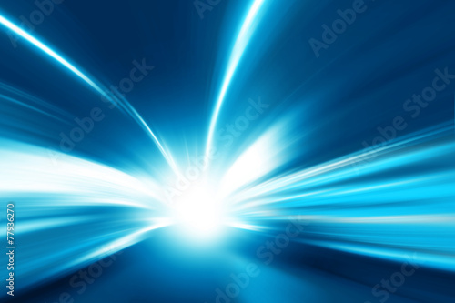 Abstract image of high speed on the road.