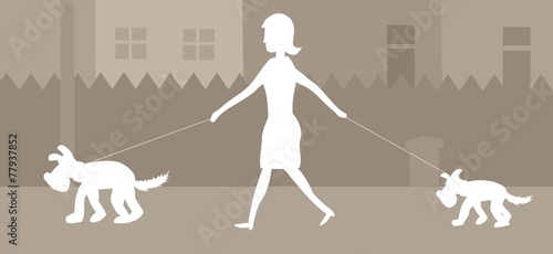 Two Dog Walkies