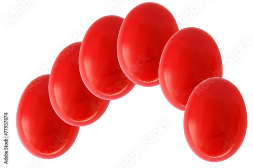 Rote Ostereier
