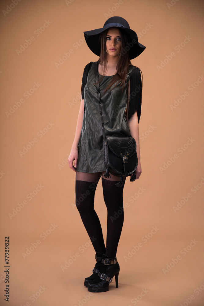 Full length portrait of a beautiful cute woman Full length portrait of a beautiful cute woman