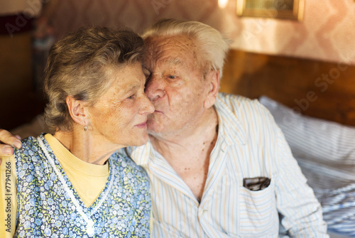 Happy senior couple photo