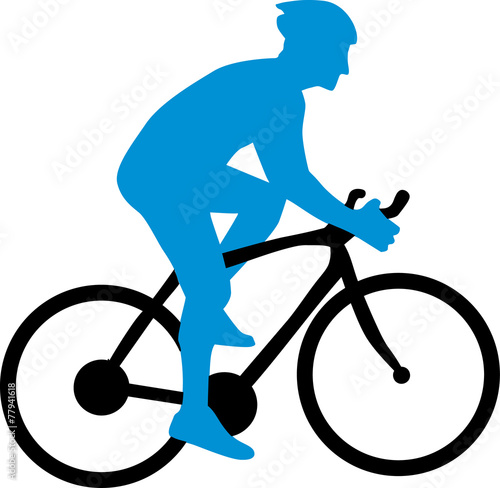 Cyclist Silhouette