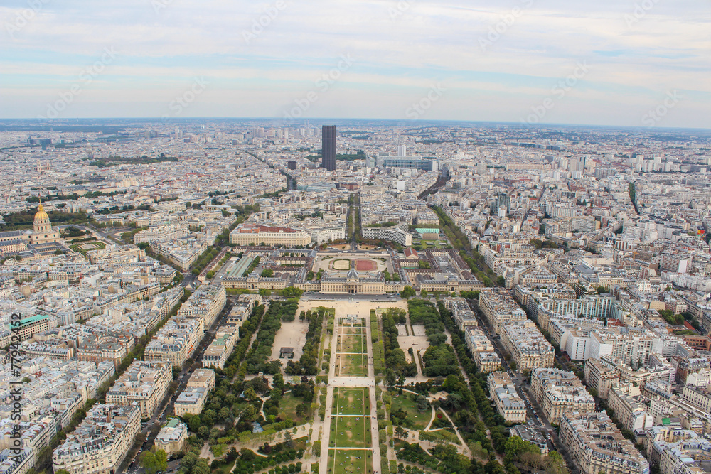 Paris aerial view