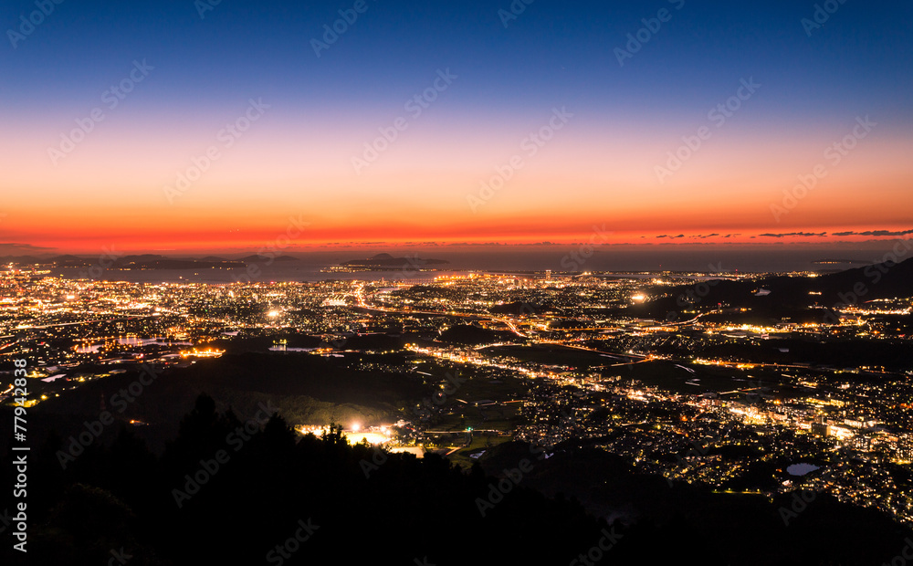 Obraz premium 福岡の夜景