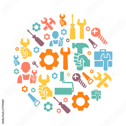 working tools background