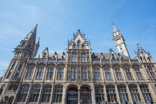 The city center of Ghent, Belgium