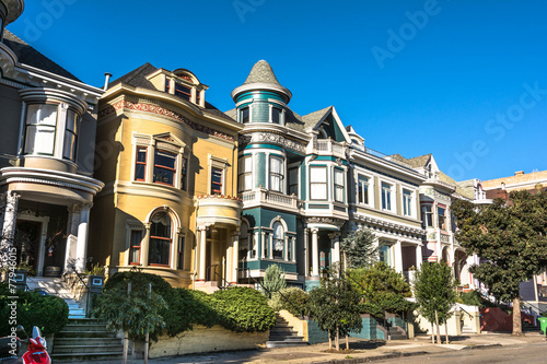Victorian houses in San Francisco