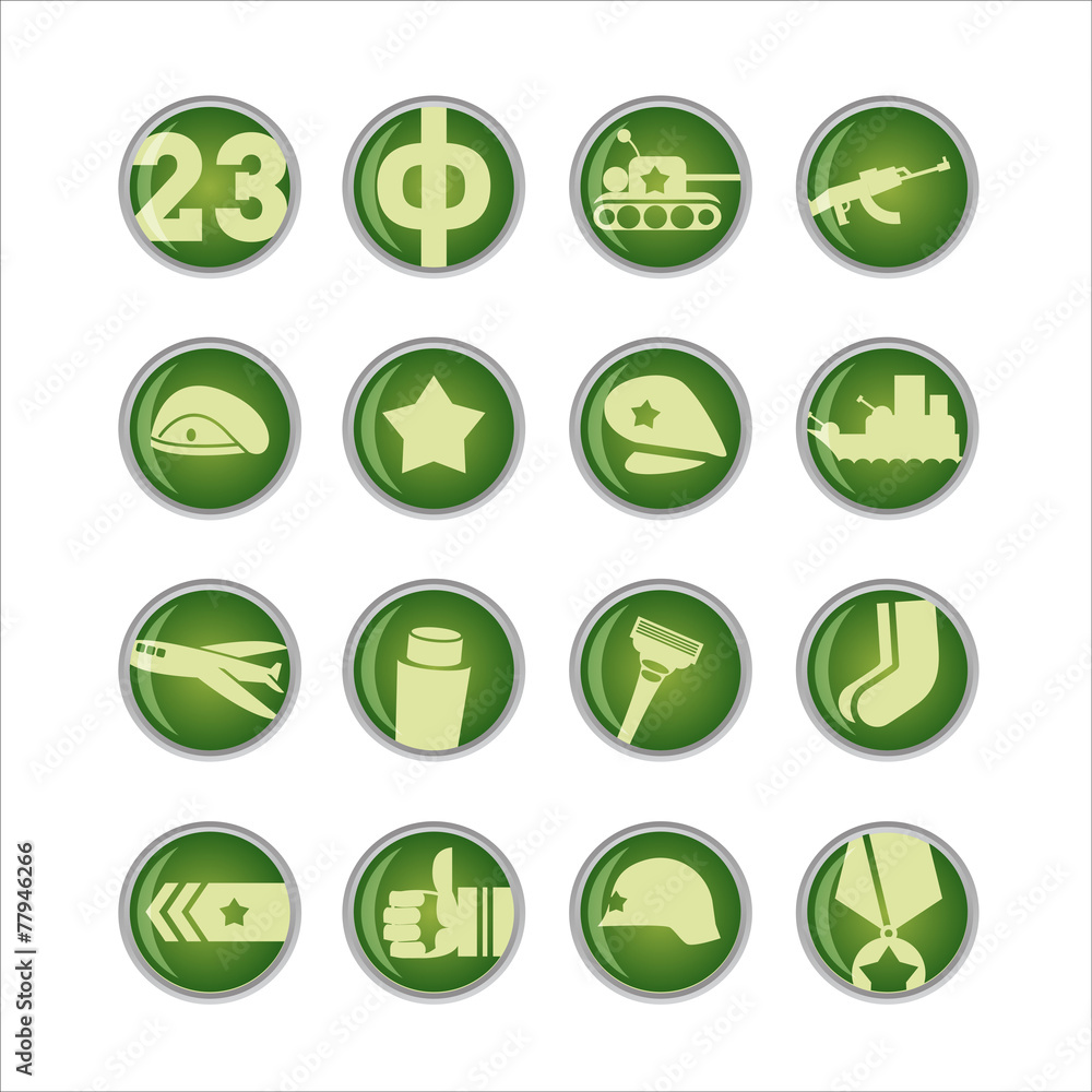 23 February, defenders day in Russia, icon 23 February, defenders day in Russia, icon